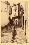 Bilhete postal antigo de Lisboa: Igreja São Miguel, Alfama | Portugal em postais antigos
