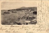 Bilhete postal ilustrado da Baia de Funchal, Madeira | Portugal em postais antigos 