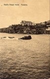 Bilhete postal ilustrado do Palácio Hotel Reid Funchal, Madeira | Portugal em postais antigos 