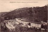 Bilhete postal ilustrado de Amarante: Fábrica de Lanifícios em Padronelo | Portugal em postais antigos
