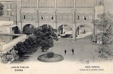 Bilhete postal do Jardim​ público e Vista parcial, Évora | Portugal em postais antigos