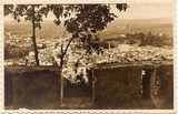 Bilhete postal ilustrado de Tomar, Vista do Castelo sobre a cidade​ | Portugal em postais antigos 
