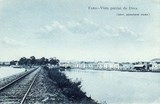 Bilhete postal de Faro, vista parcial da doca | Portugal em postais antigos