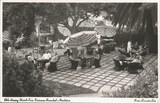 Bilhete postal ilustrado de Funchal, Madeira, Hotel Savoy, Tea Terrace | Portugal em postais antigos