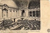Bilhete postal ilustrado de Lisboa: Nova sala da Câmara dos Senhores Deputados | Portugal em postais antigos