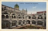 Bilhete postal de Lisboa, Portugal: Claustro exterior dos Jerónimos - Belém. 6 