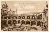 Bilhete postal de Lisboa, Portugal: Claustro exterior do Mosteiro dos Jerónimos. 7