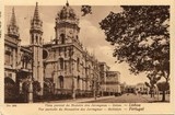 Bilhete postal de Lisboa, Portugal: Vista parcial do Mosteiro dos Jerónimos - Belém.
