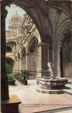Bilhete postal de Lisboa, Portugal:  Mosteiro dos ​Jerónimos - Fonte do Leão.
