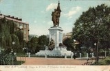 Bilhete postal de Lisboa: Praça Dom Luís I - 1  | Portugal em postais antigos