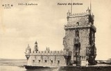 Bilhete postal antigo de Lisboa , Portugal: Torre de Bélem - 76