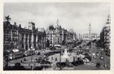 Postal antigo de Porto, Portugal: Praça da Liberdade e Avenida dos Aliados | Portugal em postais antigos