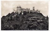Bilhete postal ilustrado do Palácio da Pena, Sintra | Portugal em postais antigos 