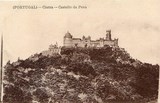 Bilhete postal ilustrado do Castelo da Pena, Sintra | Portugal em postais antigos 