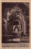 Bilhete postal antigo do Altar-mor, Igreja Santa Iria, Tomar  | Portugal em postais antigos