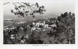Bilhete postal ilustrado da Vista parcial de Sintra | Portugal em postais antigos 