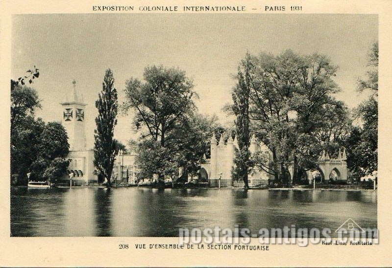 Exposição Colonial Internacional - Paris, 1931 - Vue d'ensemble de la section Portugaise.