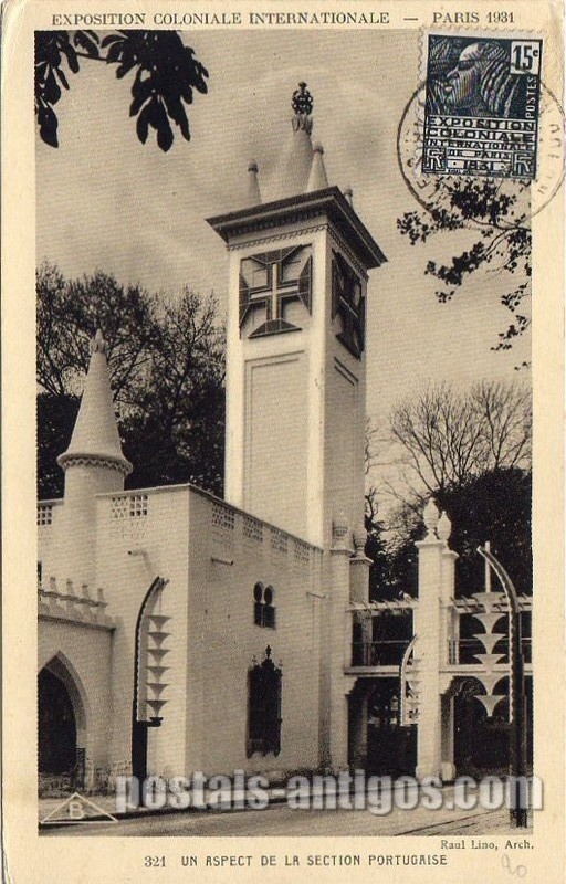 Exposição Colonial Internacional - Paris, 1931 - Aspect de la section Portugaise.