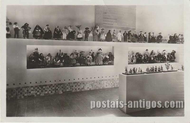 Bilhete postal ilustrado do Pavilhão Português na Exposição Universal de 1937 | Portugal em postais antigos 