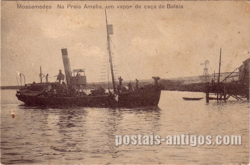 Bilhete postal ilustrado de Moçâmedes, Angola, | Portugal em postais antigos