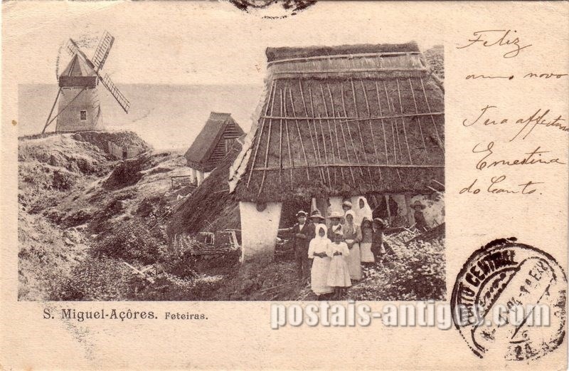 Bilhete postal de Feteiras, Ilha São Miguel, Açores | Portugal em postais antigos