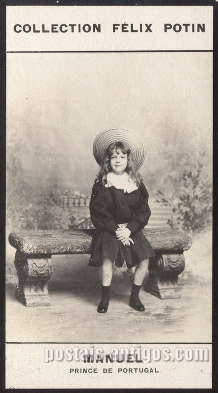 Imagem do Príncipe Dom Manuel | Portugal em postais antigos