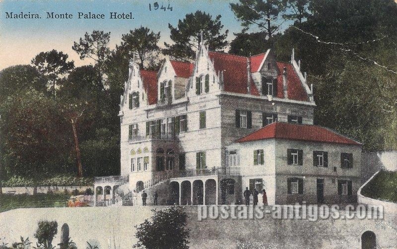 Bilhete postal ilustrado do Monte Palace Hotel - Madeira | Portugal em postais antigos 