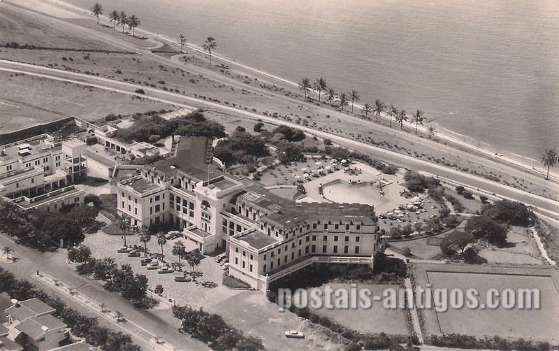 Bilhete postal ilustrado do Hotel Polana - Lourenço Marques - Moçambique | Portugal em postais antigos 