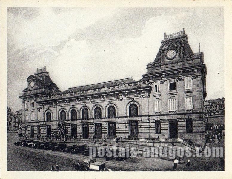 Estação dos Caminhos de Ferro (S. Bento), Porto, Exposição Colonial Portuguesa, 1934 | Portugal em postais antigos 