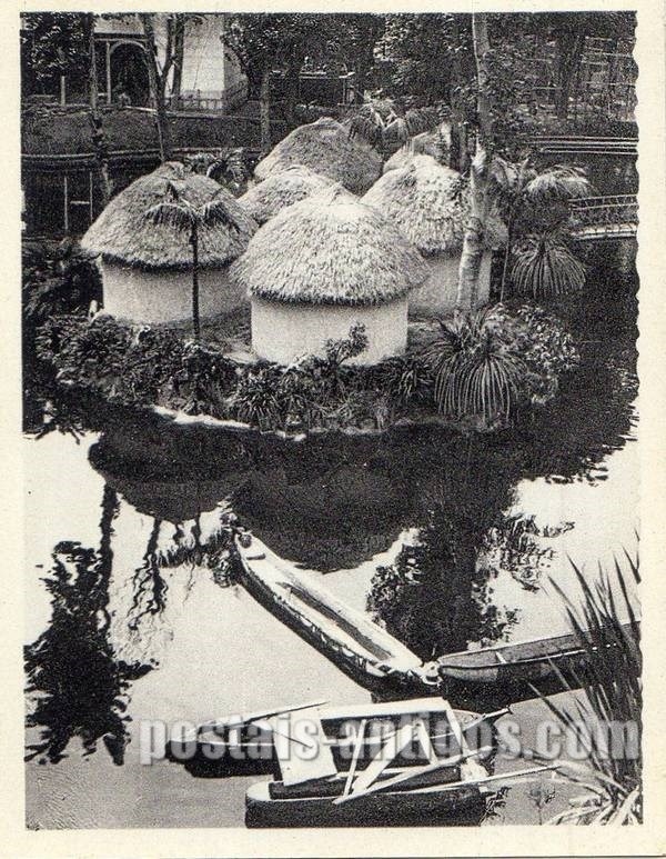 Aldeia de Bijagós, Exposição Colonial Portuguesa, 1934, Porto | Portugal em postais antigos 
