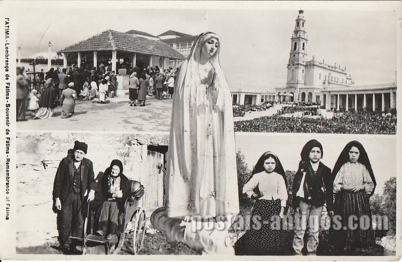 ilhete postal ilustrado de  | Portugal em postais antigos 