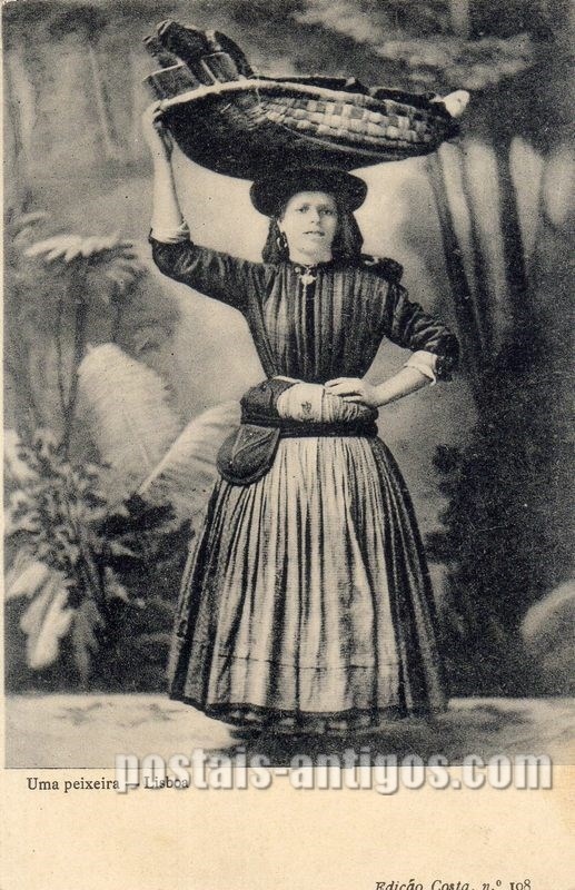 Bilhete postal de Lisboa, peixeira  | Portugal em postais antigos