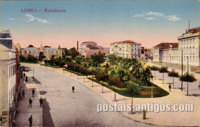 Bilhete postal de Matadouro de Lisboa | Portugal em postais antigos
