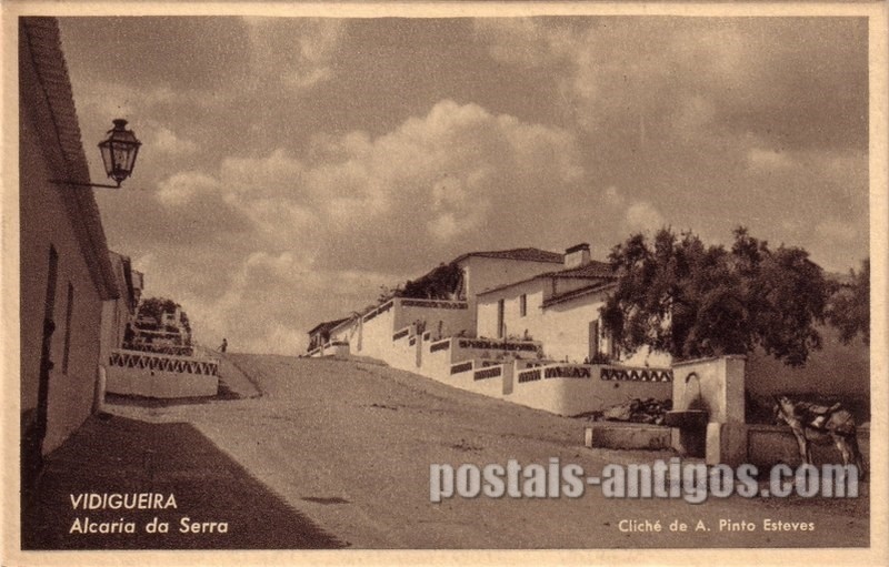 Bilhete postal ilustrado de Vidigueira, ​Alcaria da Serra (1)  | Portugal em postais antigos 