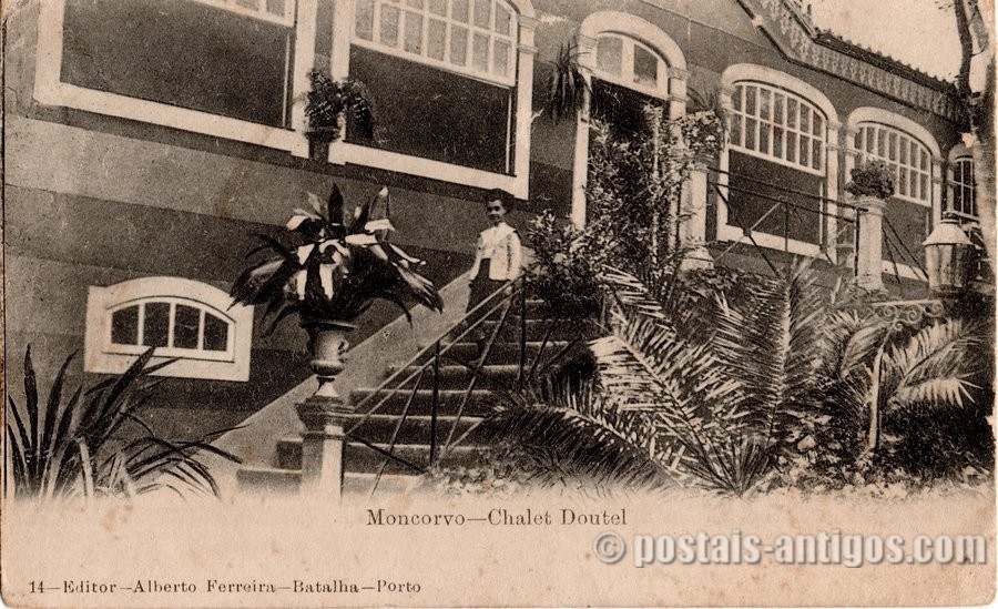 Bilhete postal ilustrado de Moncorvo - Chalet Doutel