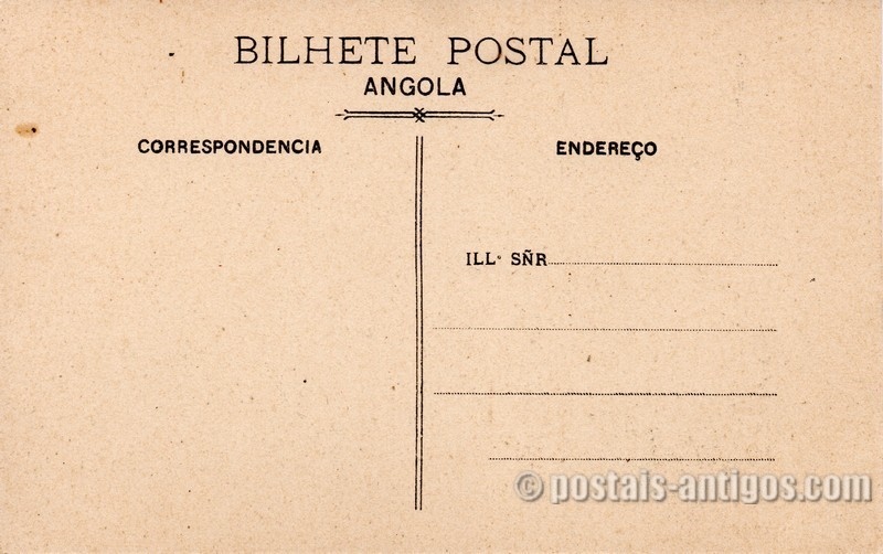 Verso do bilhete postal : Decorações da Rua da Misericórdia na chegada de Sua Alteza, São Tomé