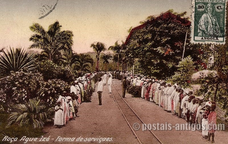 Roça Agua Izé - Forma de serviçaes