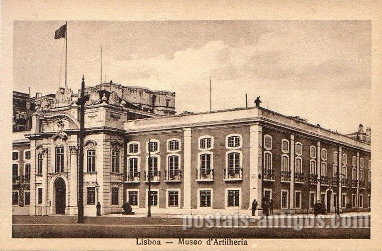 Bilhete postal antigo de Lisboa: Museu Militar de Lisboa | Portugal em postais antigos