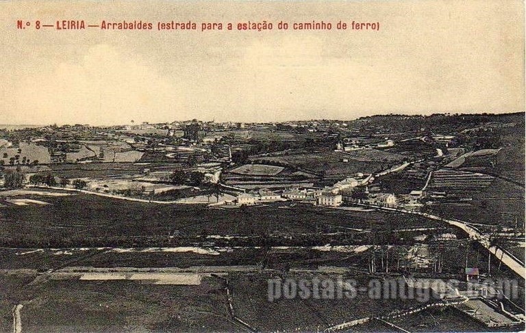 Bilhete postal dos arrabaldes de Leiria | Portugal em postais antigos 