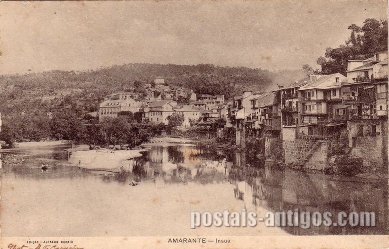 Bilhete postal ilustrado de  Insua, Amarante | Portugal em postais antigos