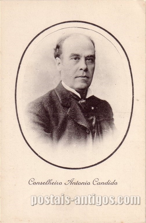 Bilhete postal ilustrado de Amarante: Conselheiro António Cândido | Portugal em postais antigos