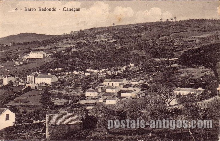 bilhete postal ilustrado antigo de Barro Redondo, Caneças  | Portugal em postais antigos