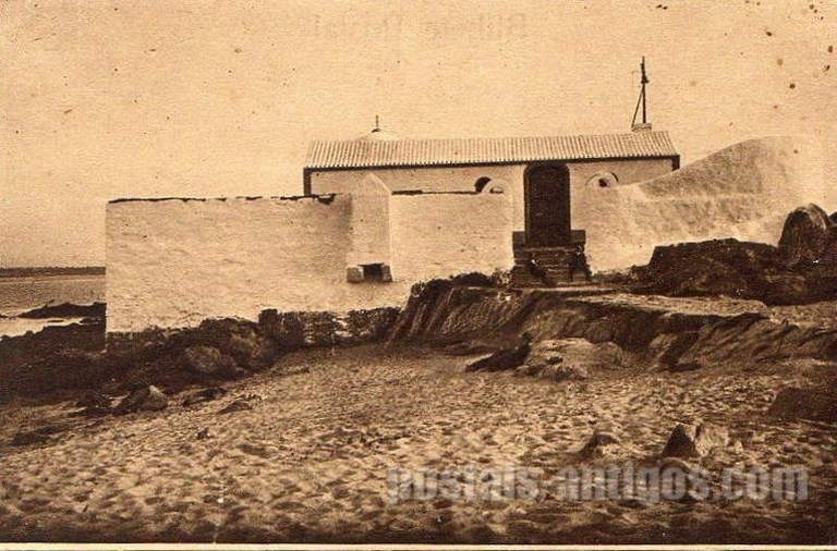 Bilhete postal ilustrado de Vila do Conde, Capela de Nossa Senhora da Guia | Portugal em postais antigos