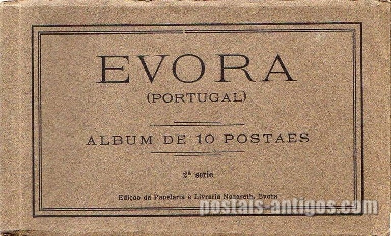 Capa de 10 postais de Évora - 2a série | Portugal em postais-antigos.com