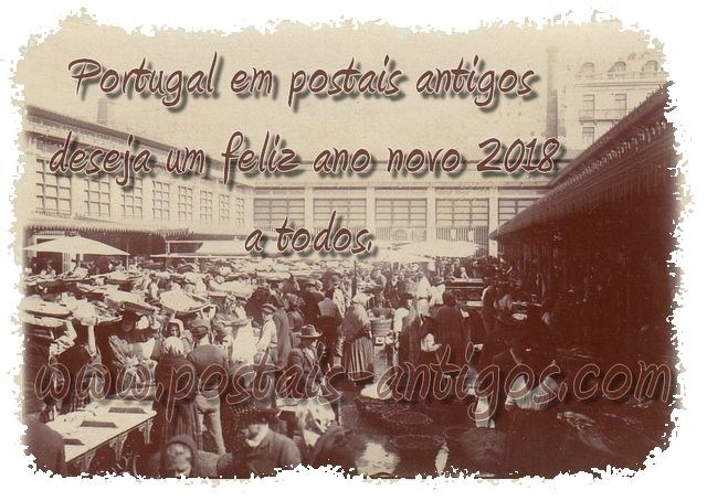Feliz ano novo 2018 | Portugal em postais antigos