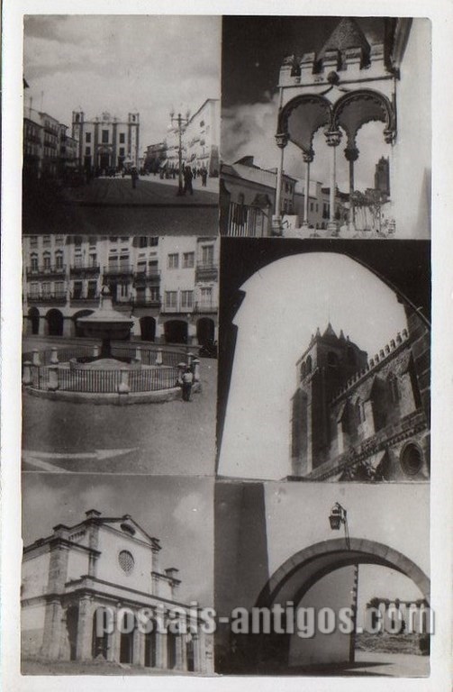 Bilhete postal de Recordação​​ de Évora | Portugal em postais antigos