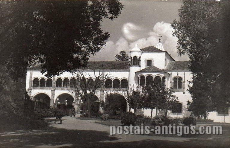 Bilhete postal de Um aspecto do Palácio de Dom Manuel​, Évora | Portugal em postais antigos