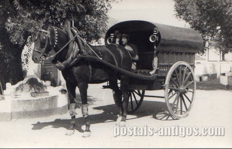 Bilhete postal de Um típico Churrião Alentejano​, Évora | Portugal em postais antigos