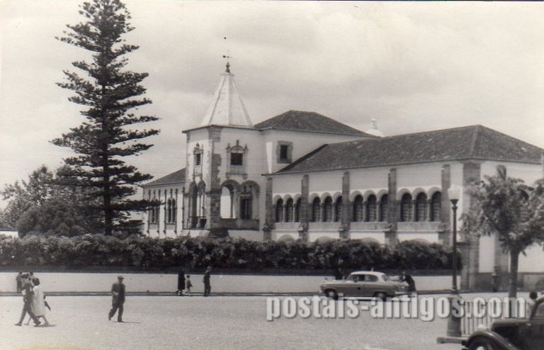 Bilhete postal de Um aspecto do Palácio de Dom Manuel, Évora | Portugal em postais antigos