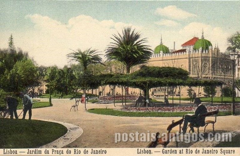Bilhete postal de Lisboa : ​Praça do Príncipe Real - 8 | Portugal em postais antigos